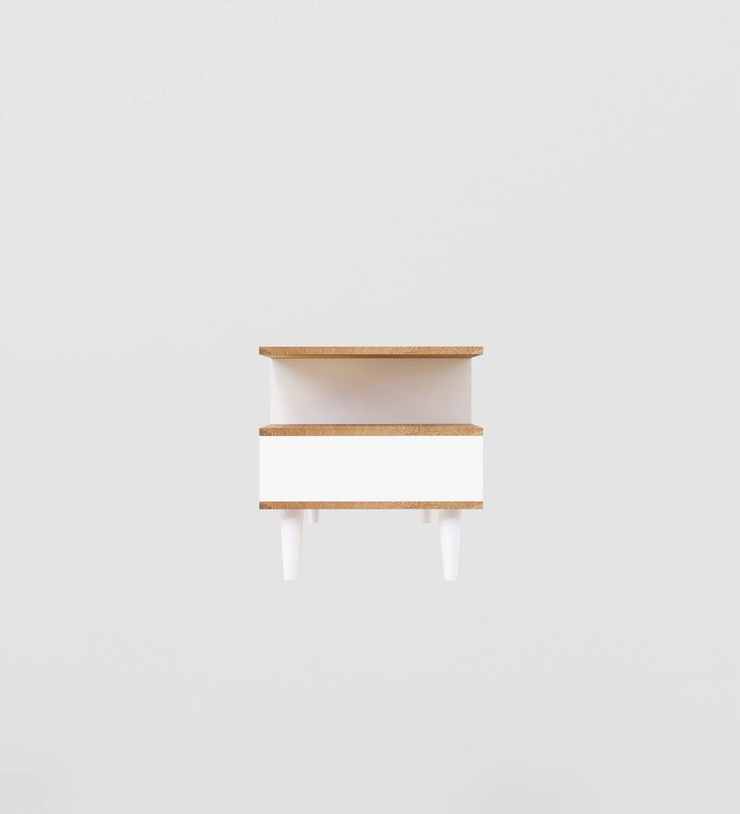 Dora Coffee Table In Canyon Oak And White Colour