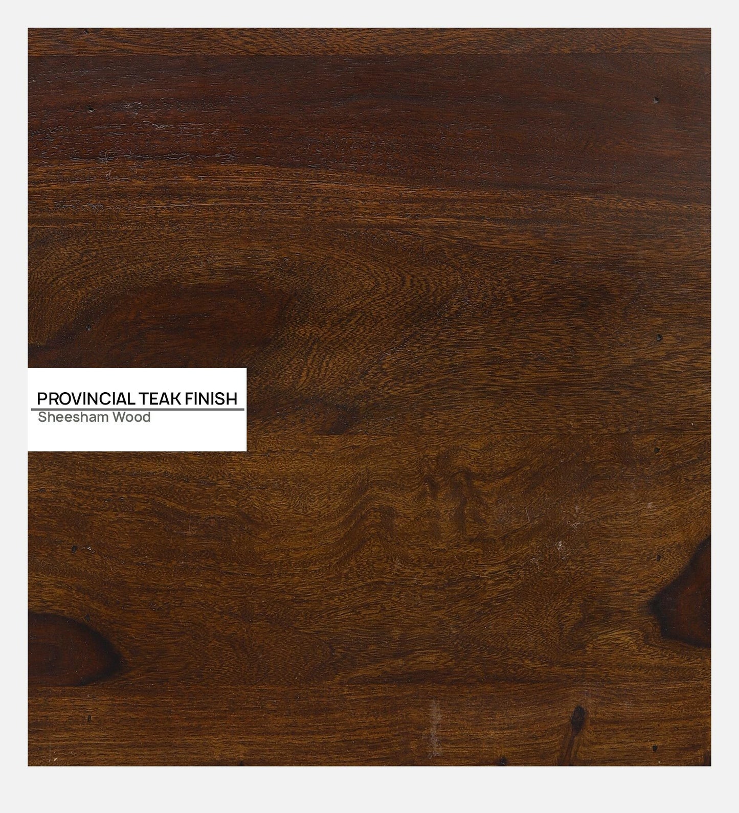 Sheesham Wood Bedside Table In Scratch Resistant Provincial Teak Finish With Drawers