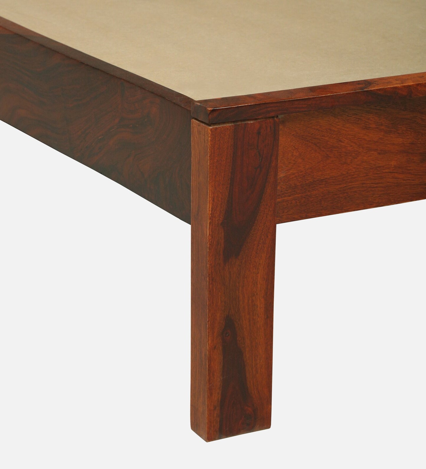 Sheesham Wood King Size Bed In Honey Oak Finish