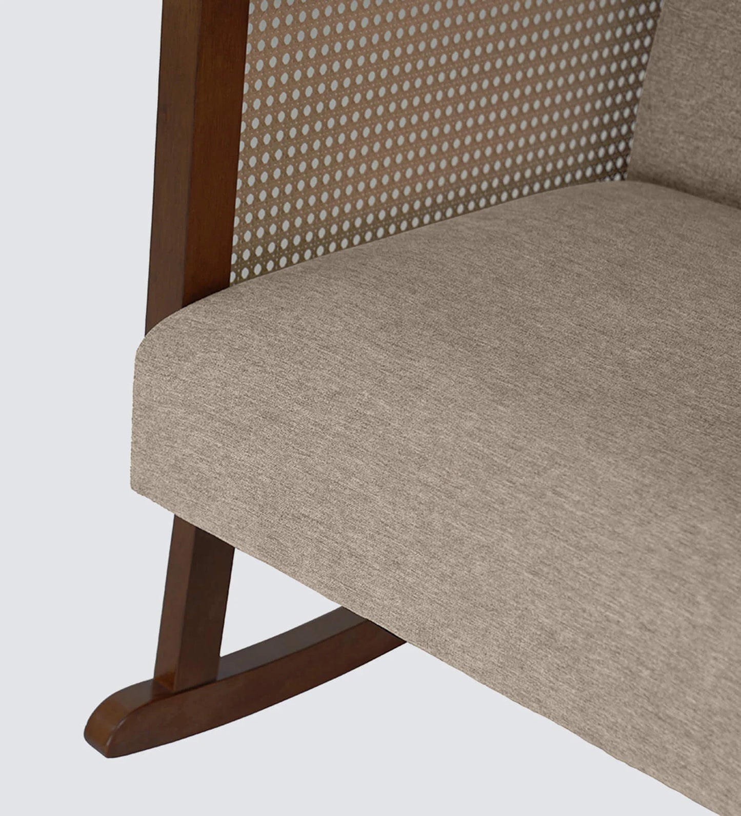 Vega Rocking Chair in Brown Finish