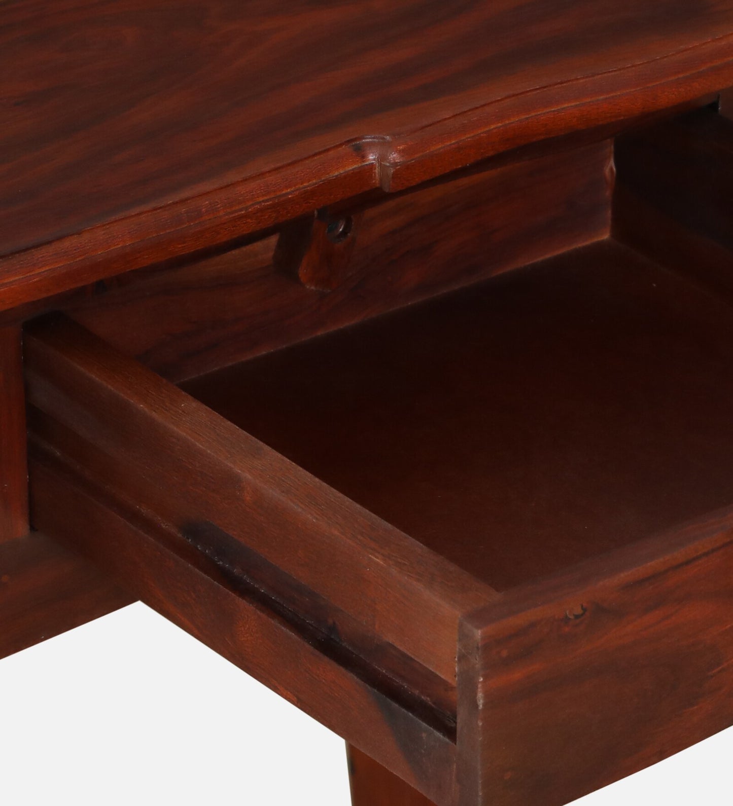 Sheesham Wood Dressing Cabinet In Honey Oak Finish With Mirror