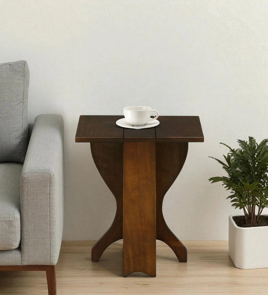 Ciotat Mango Wood Folding End Table In Tubbaq Finish