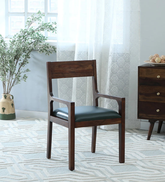 Arm Chair In Provincial Teak Finish