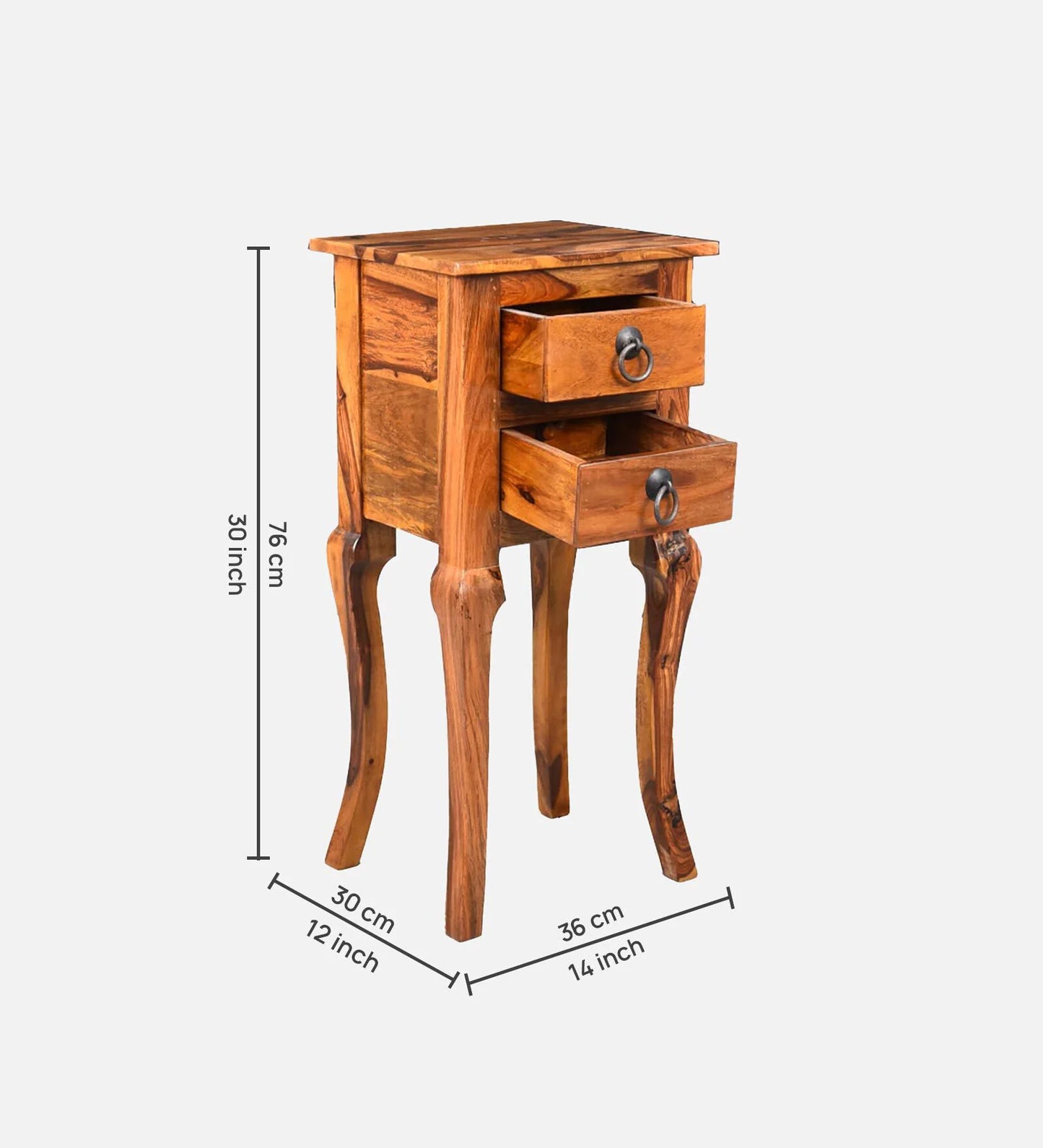 Regan End Table In Brown Colour