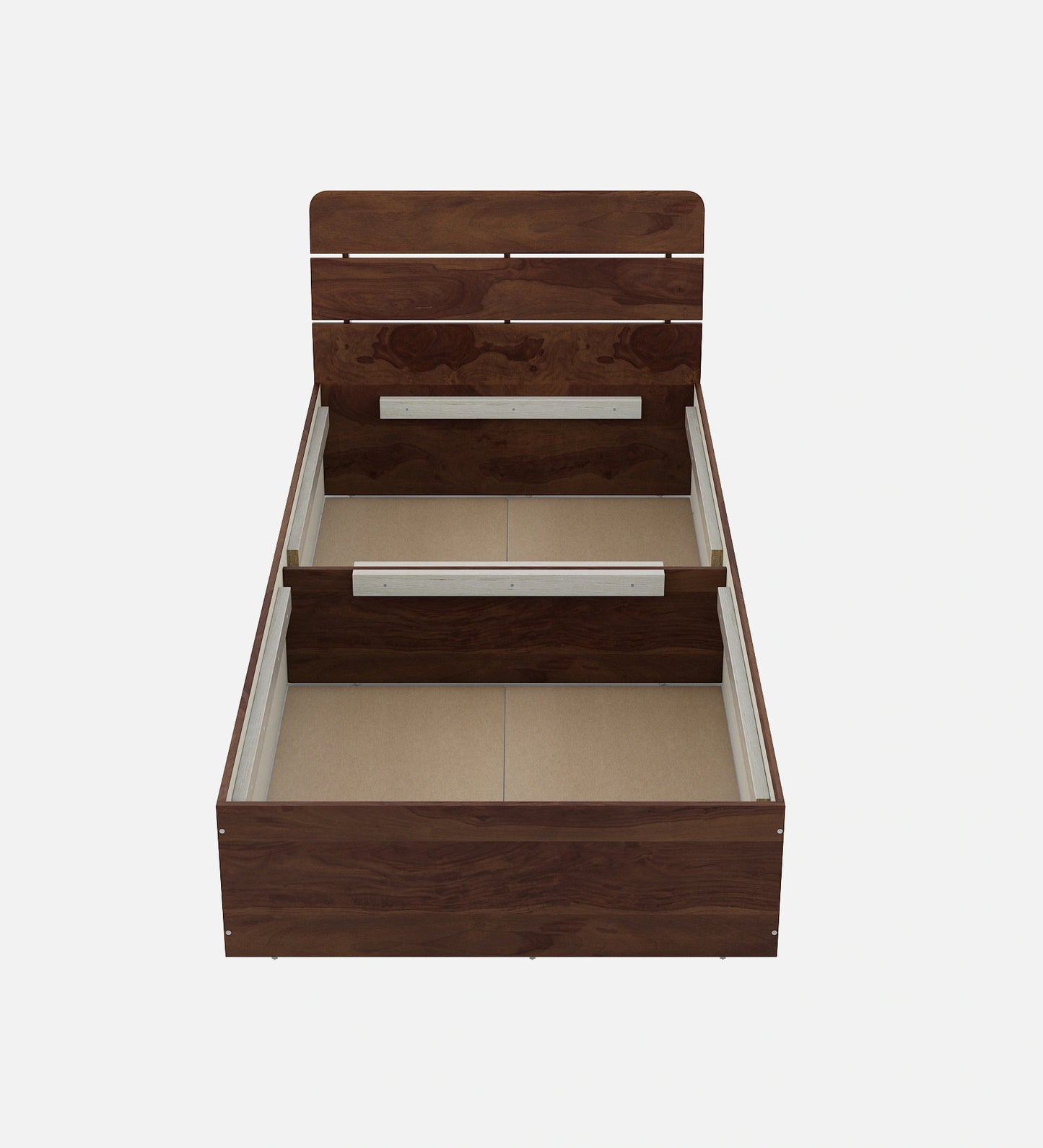 Single Bed In Sheesham Finish With Box Storage
