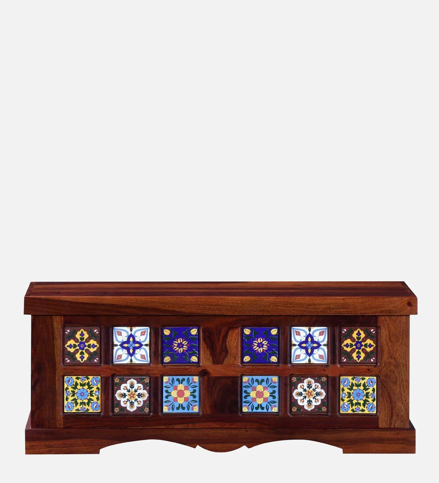 Sheesham Wood Trunk in Honey Oak Finish