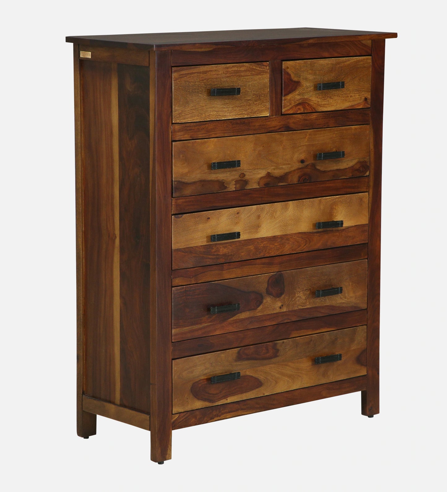 Sheesham Wood Chest Of Drawers in Scratch Resistant Provincial Teak Finish