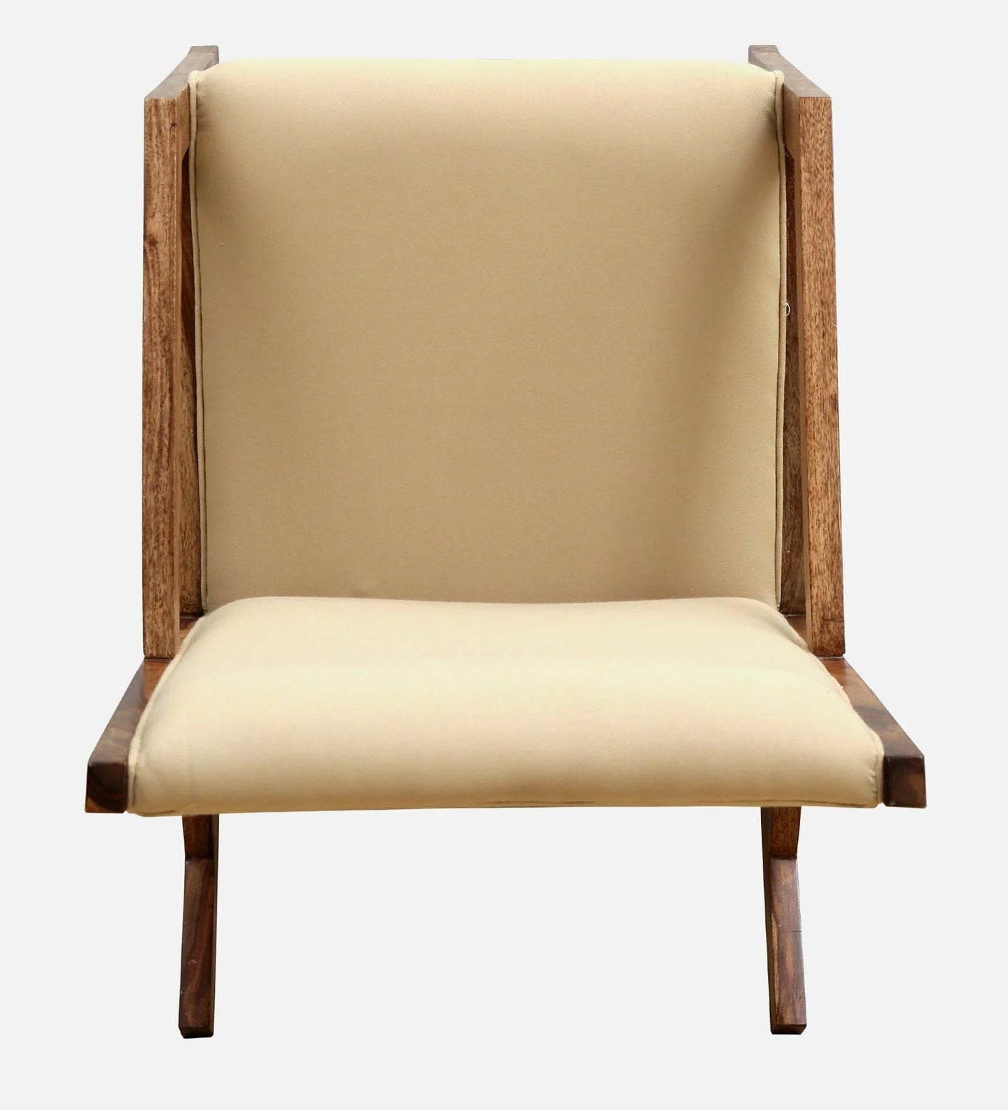 Rezzan Sheesham Wood Rocking Chair in Rustic Teak Finish