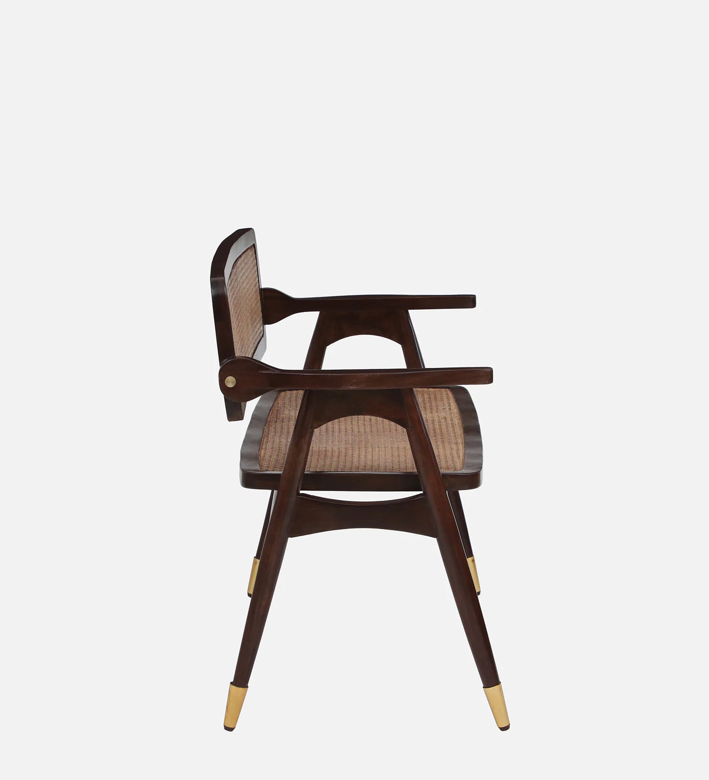 Solid Wood Settee In Tubbaq Finish