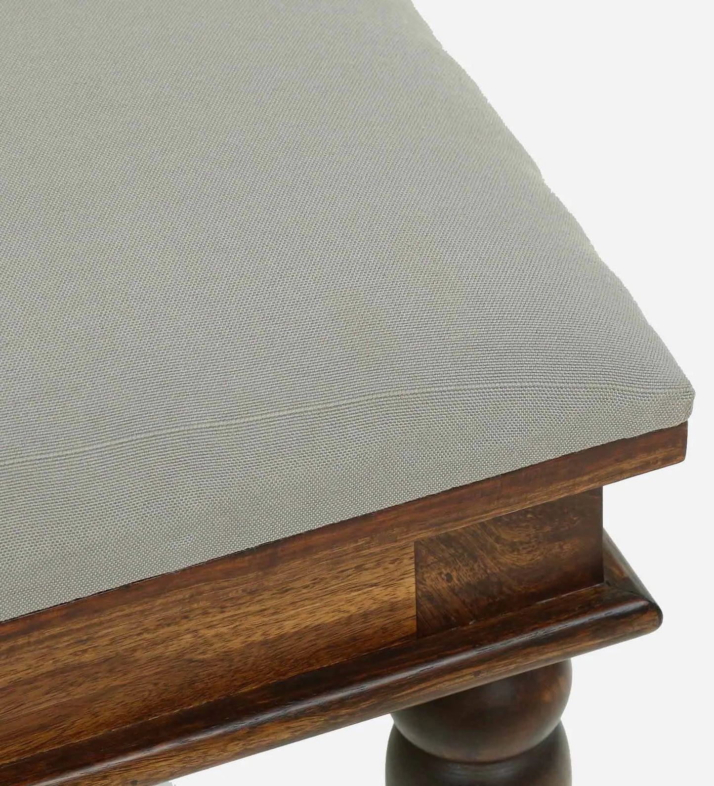 Sheesham Wood Seating Stool In Scratch Resistant Provincial Teak Finish