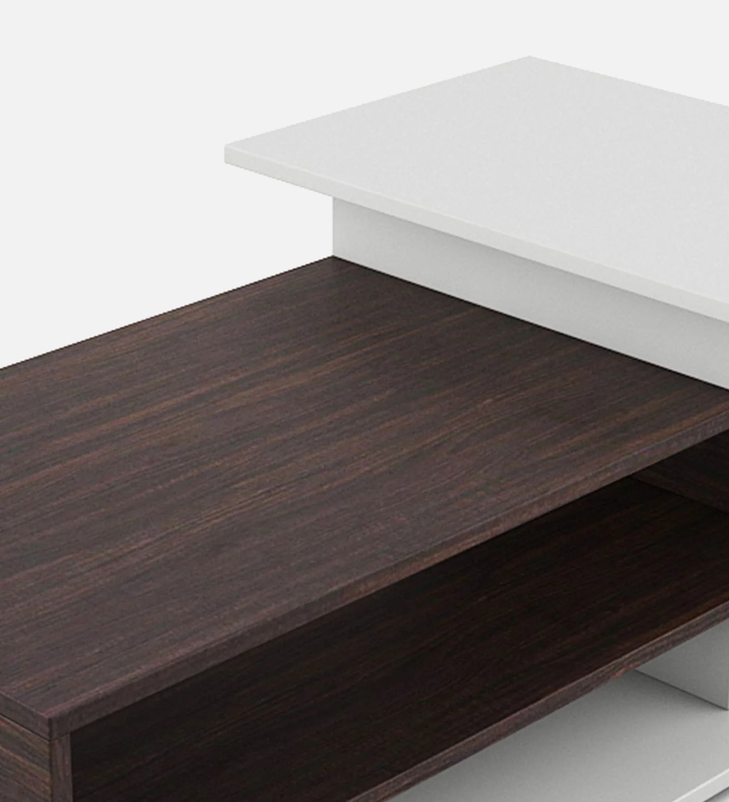 Kiosk Coffee Table in Choco Walnut Colour