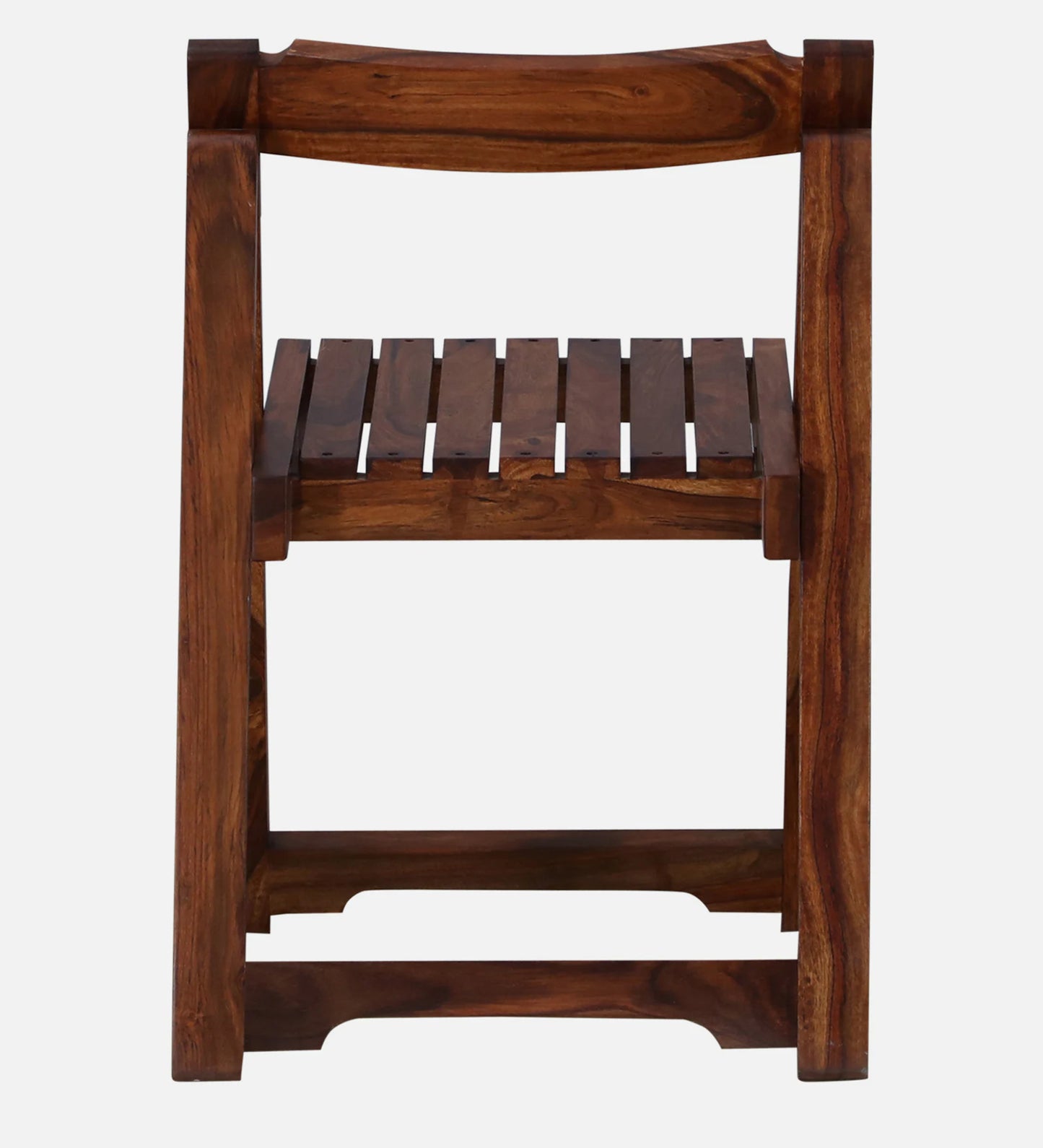 Sheesham Wood Folding Chair In Scratch Resistant Honey Oak Finish