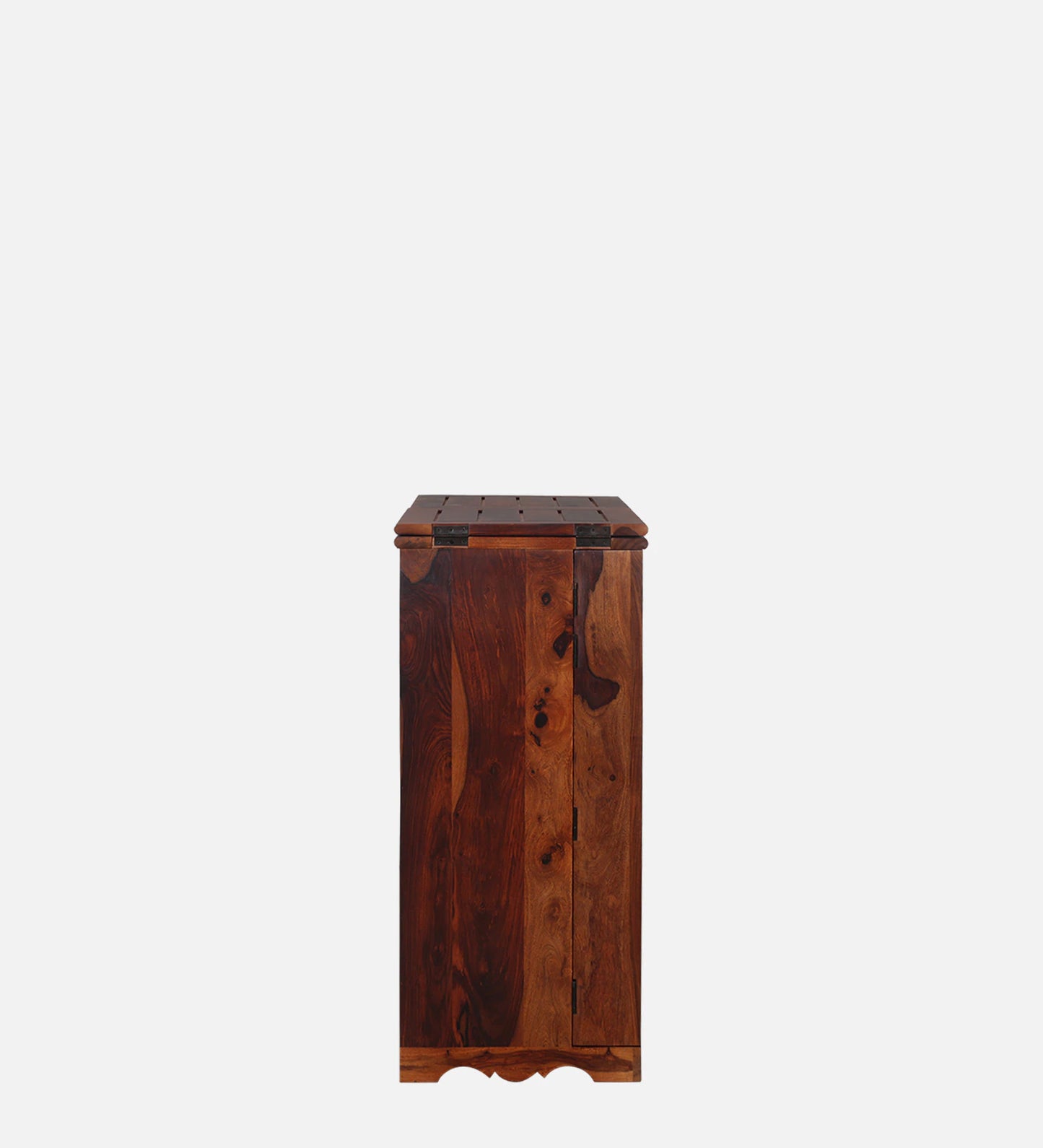 Sheesham Wood Bar Cabinet In Honey Oak Finish