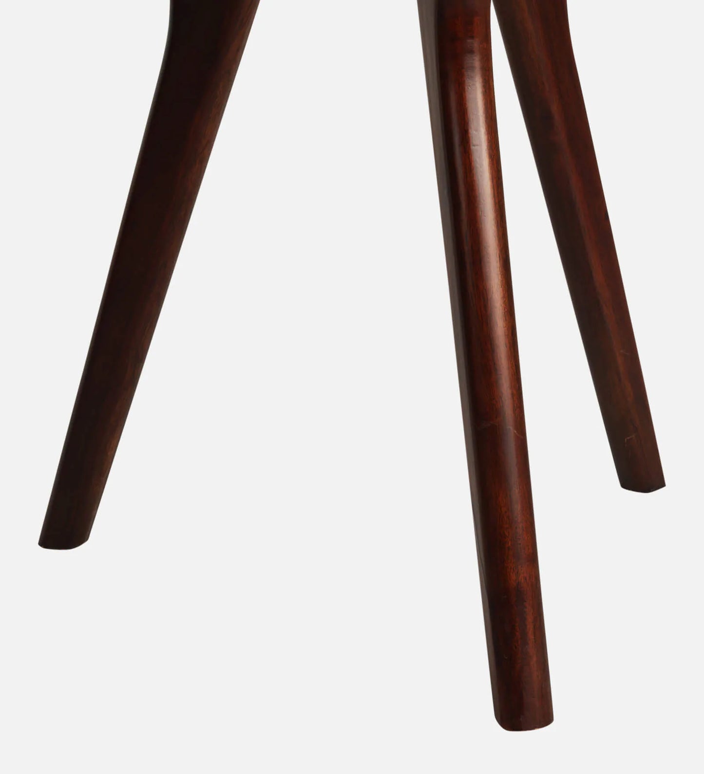 Ally Solid Wood End Table in Walnut Finish