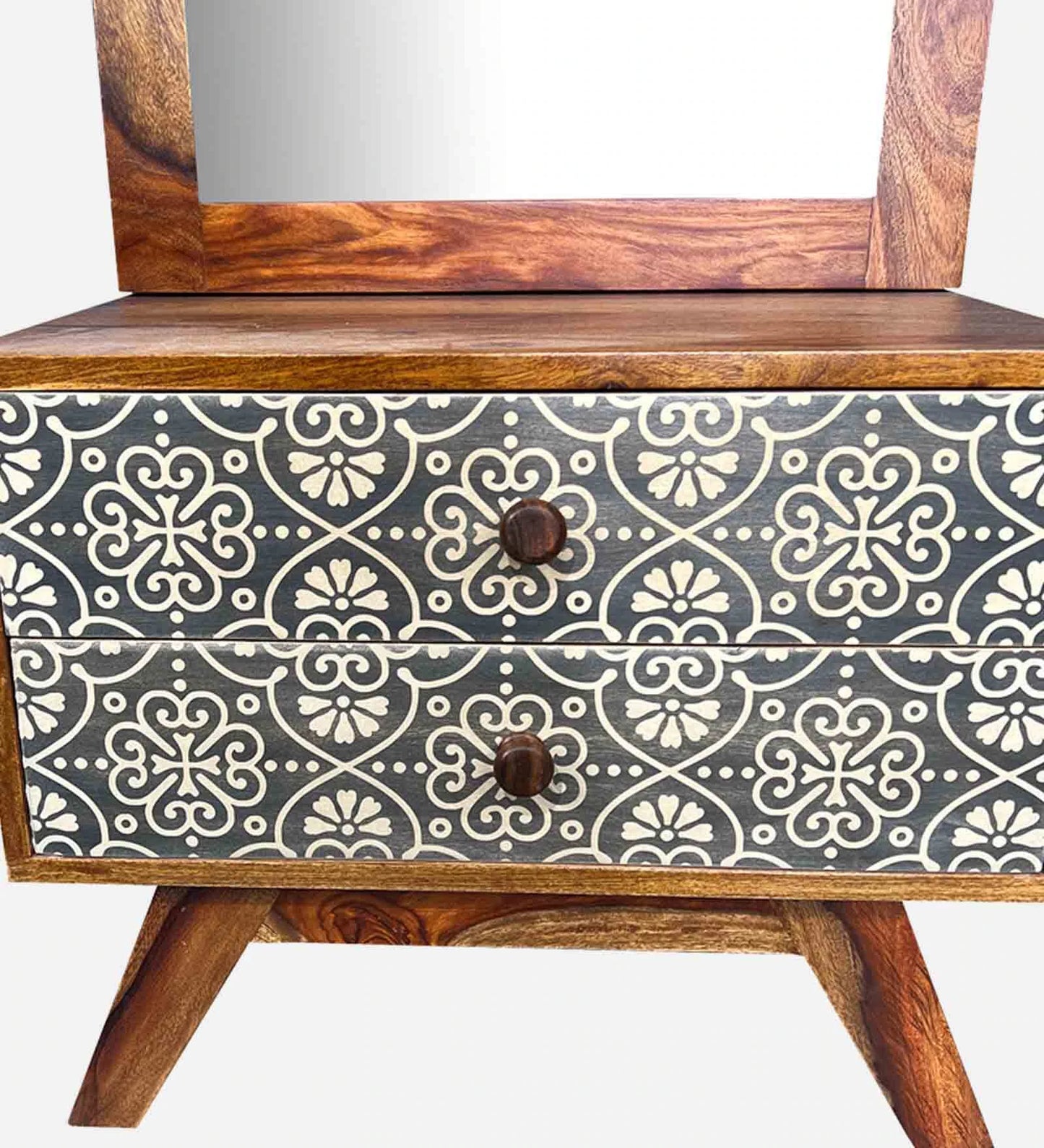 Sheesham Wood Dresser in Teak Finish