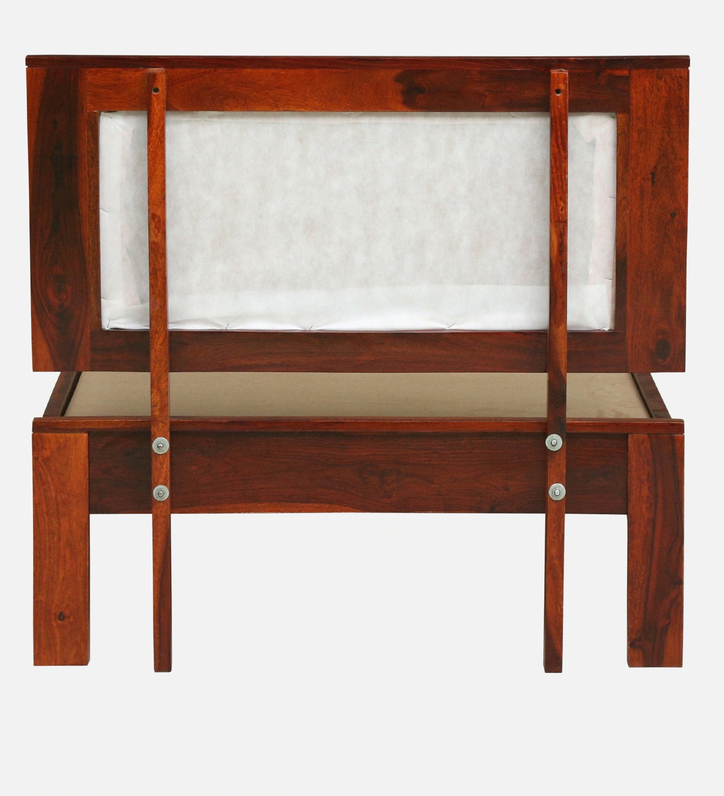 Sheesham Wood Single Bed In Honey Oak Finish