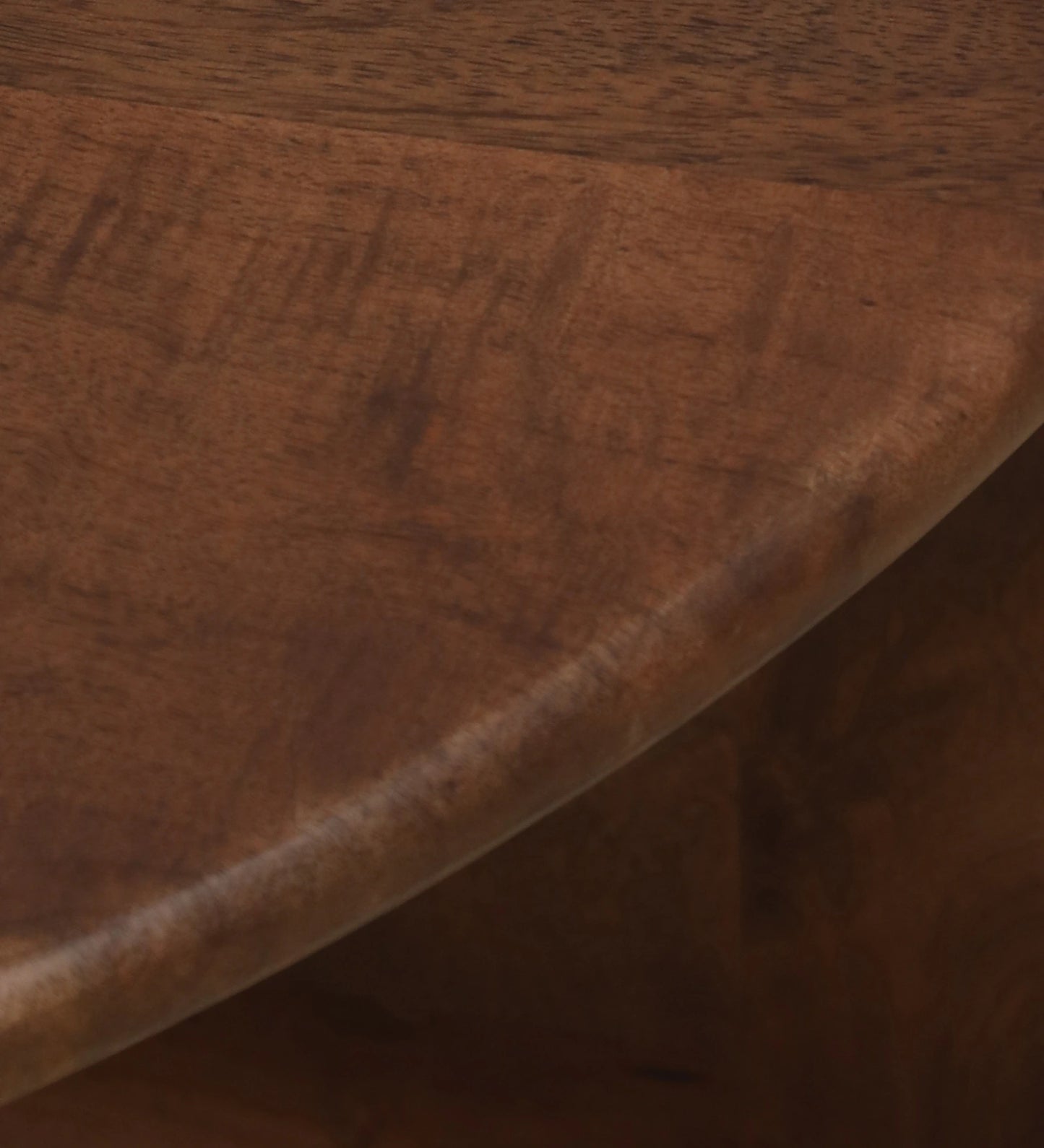 Praha Mango Wood Coffee Table In Walnut Finish