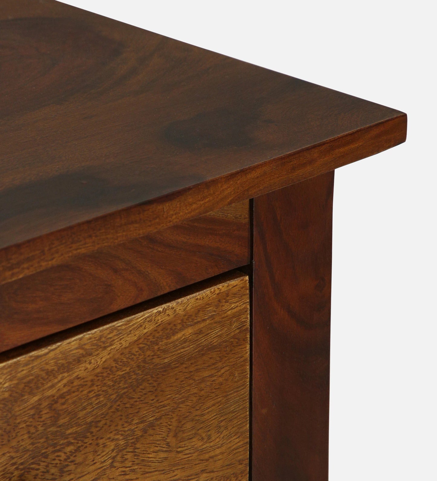 Sheesham Wood Chest Of Drawers in Scratch Resistant Provincial Teak Finish