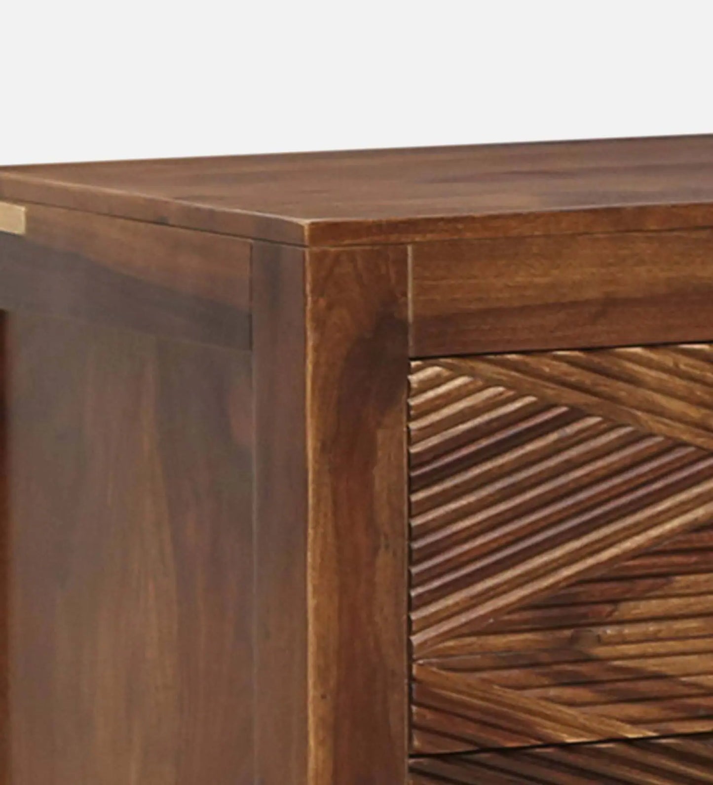 Sheesham Wood Chest Of Drawers In Provincial Teak Finish