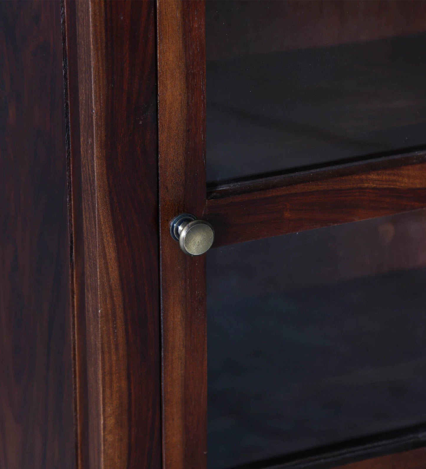 Sheesham Wood Book Case In Scratch Resistant Provincial Teak Finish