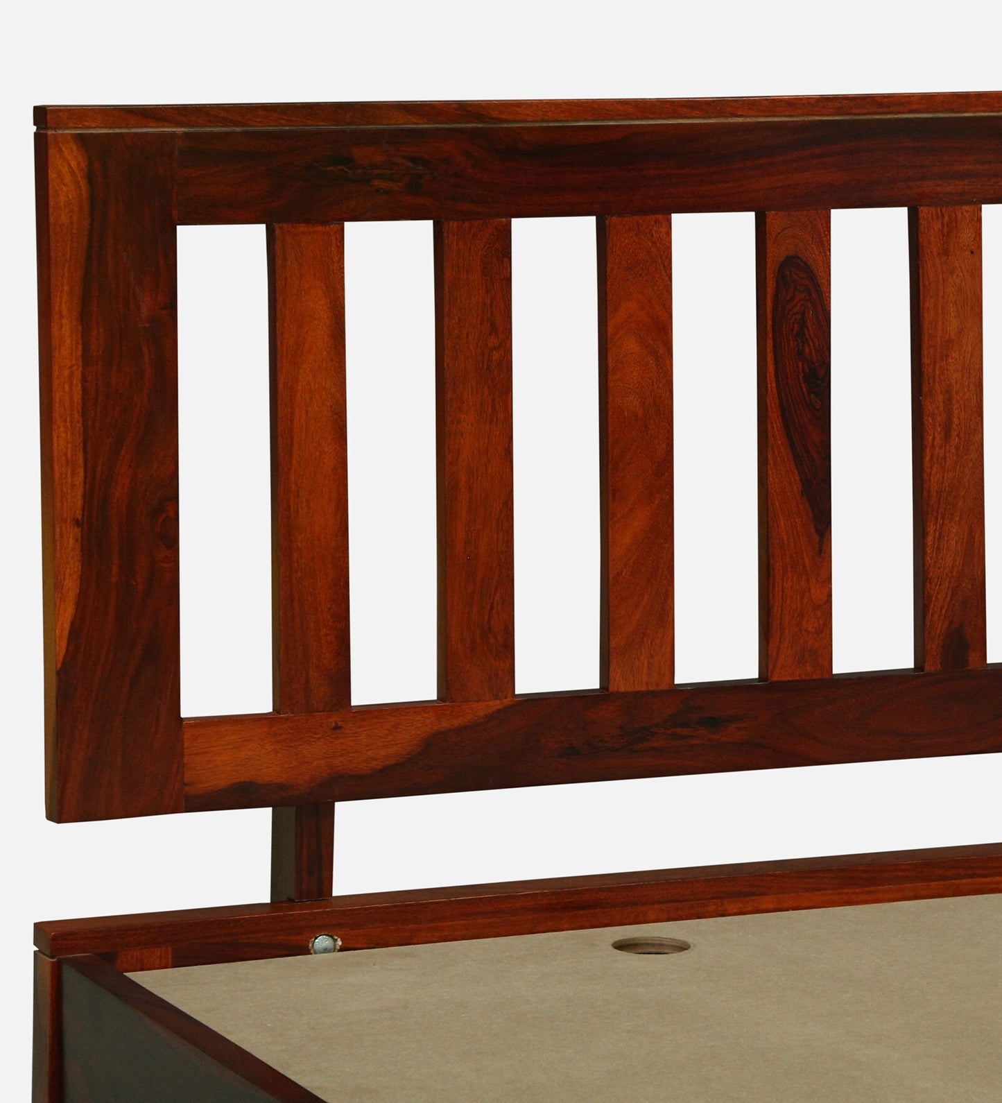 Sheesham Wood King Size Bed In Honey Oak Finish