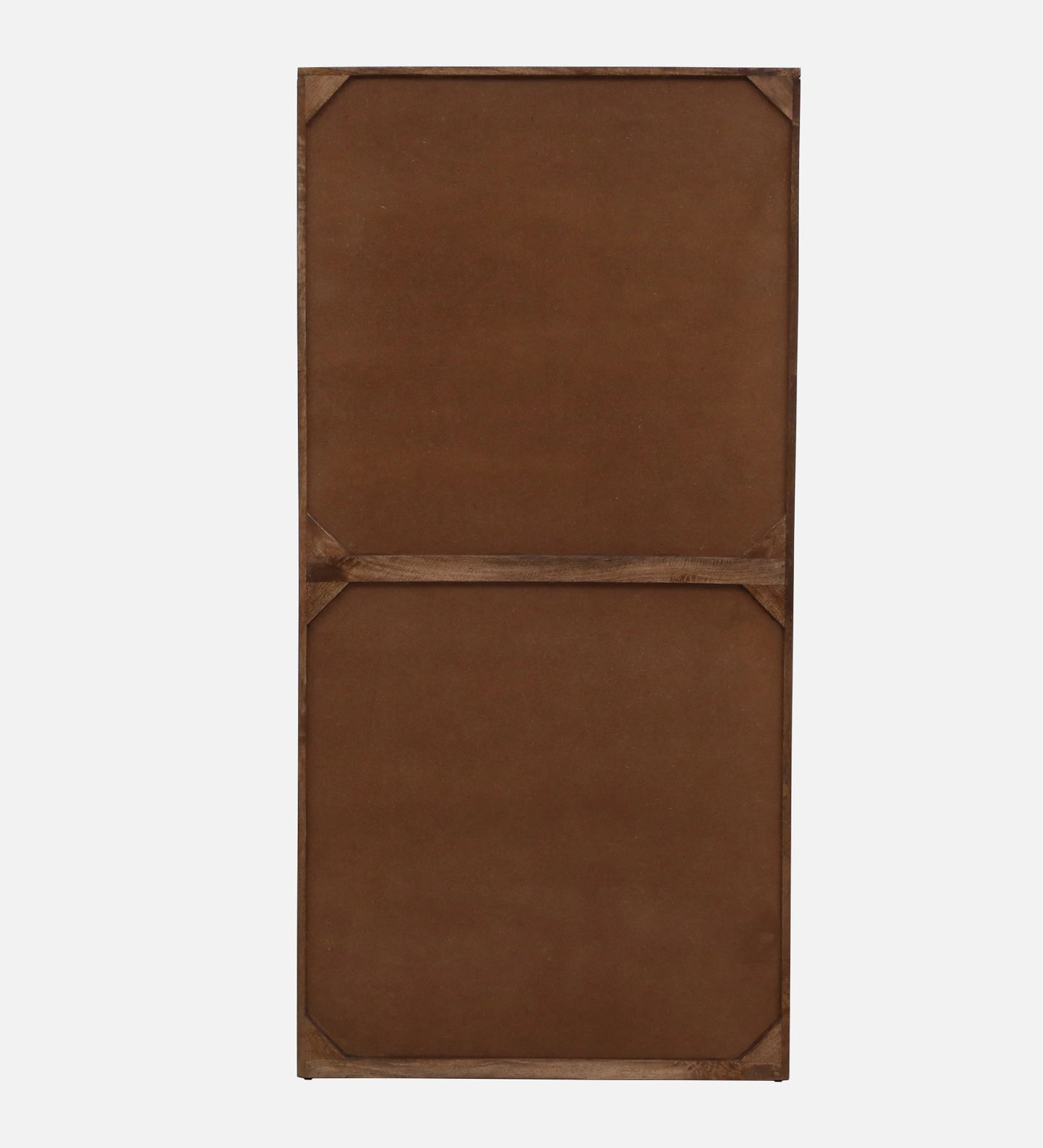 Mango Wood 2 Door Wardrobe In Rustic Teak Finish With Drawer