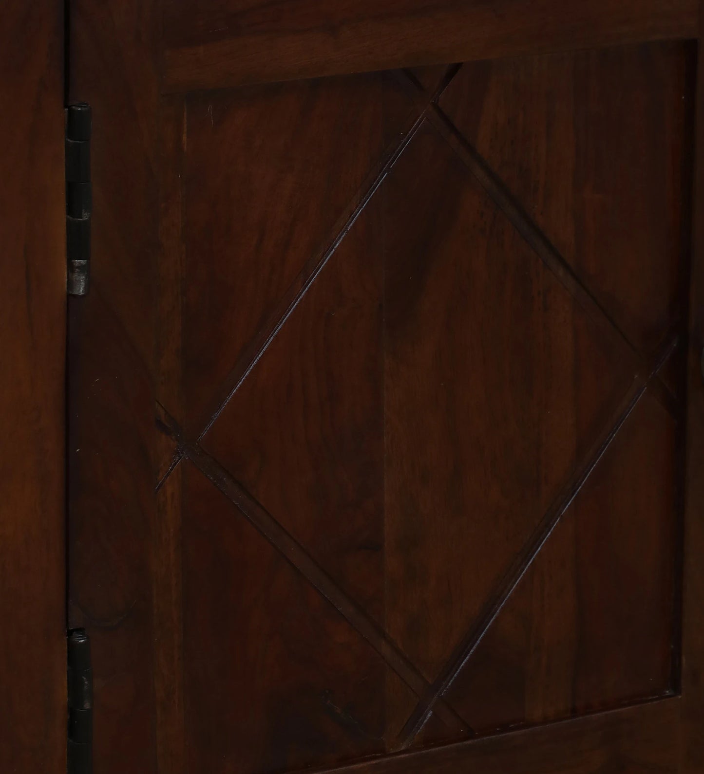 Sheesham Wood TV Console in Scratch Resistant Provincial Teak Finish For TVs Up To 55"