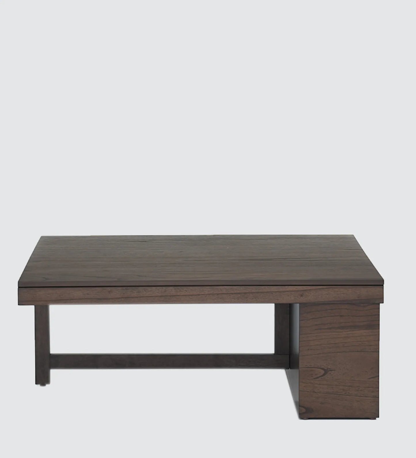 Coffee Table Set with 4 Stool in Brown Colour