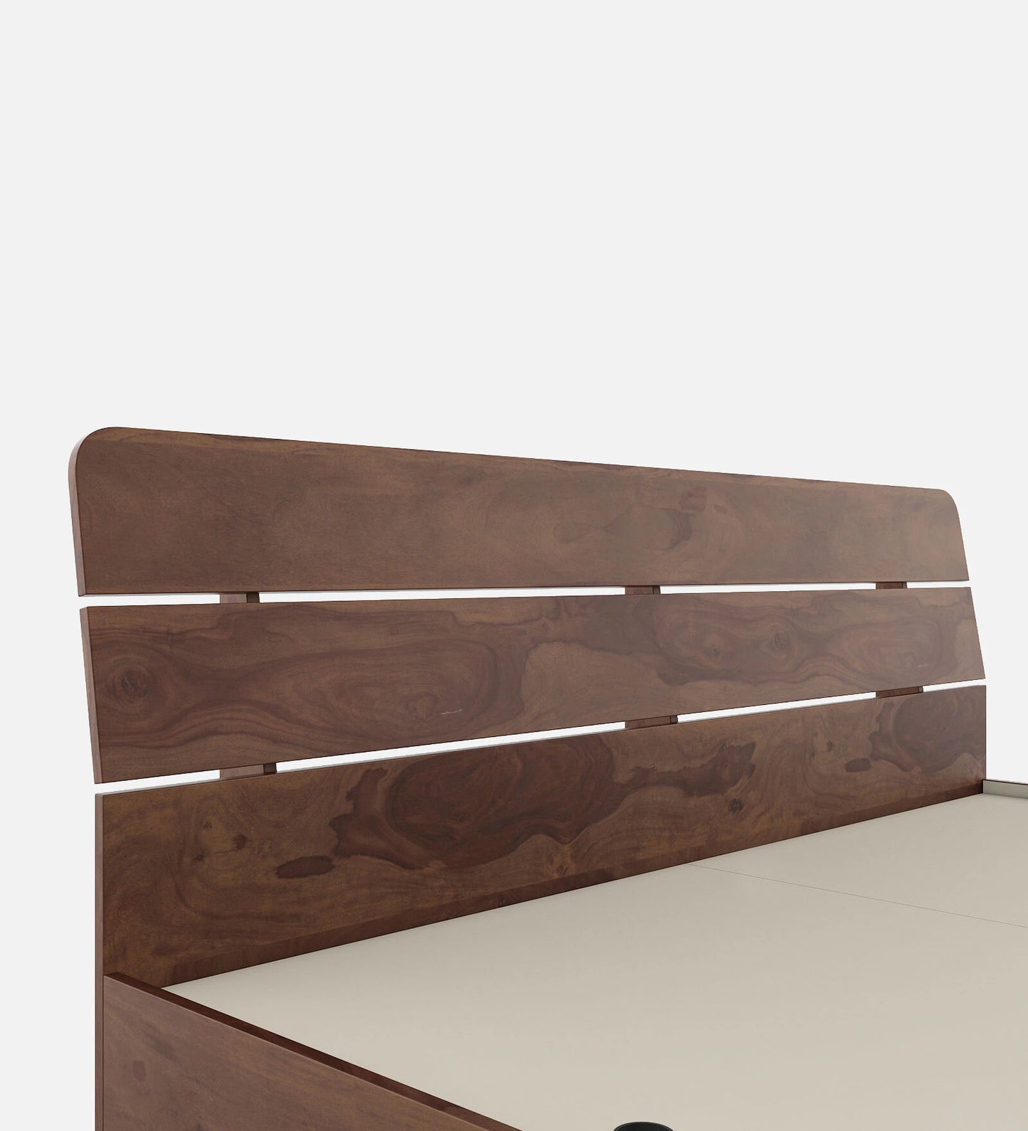 King Bed In Sheesham Finish With Box Storage